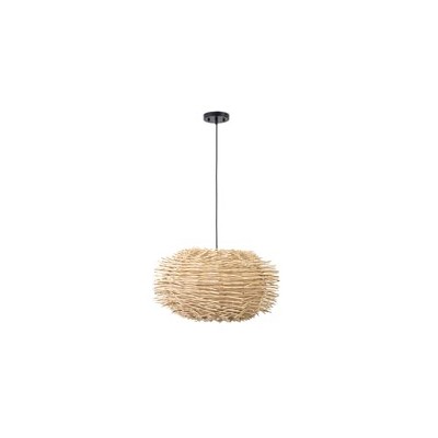 Yosemite Home Décor Pua Wicker 1 Light Large Pendant