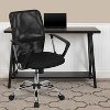 Emma and Oliver Mid-Back Black Mesh Swivel Task Office Chair with Lumbar Support Band - 2 of 4