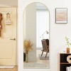 Beautyolove 56"x21"Full Length Mirror Arch Floor Mirrors,Gold - 2 of 4
