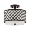 Livex Lighting Arabesque 2 - Light Semi-Flush Mount in  English Bronze - 2 of 4
