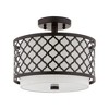 Livex Lighting Arabesque 2 - Light Semi-Flush Mount in  English Bronze - image 2 of 4