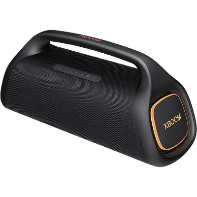 Manufacturer Refurbished LG XG9QBK.DUSALLK Go Portable Bluetooth Speaker Stage Lighting and up to 24-Hour Battery, Black