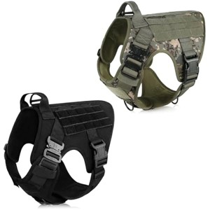 rabbitgoo Tactical Dog Harness for Large Dogs, Large Breed, Adjustable Military Dog Vest Harness for Training Hunting Walking - 1 of 1