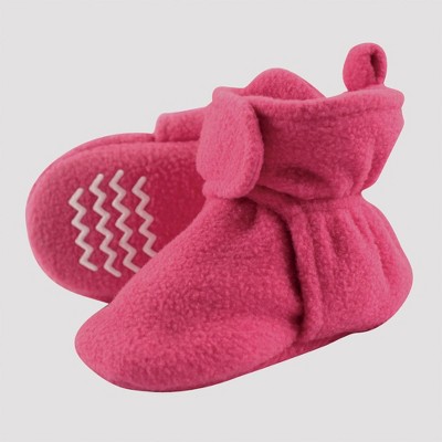 Hudson Baby Baby Girls' Fleece Lined Scooties - Pink 0-6M