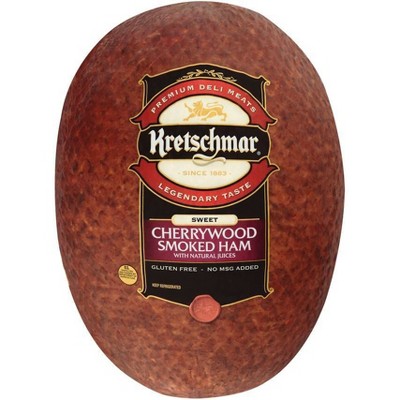 Kretschmar Sweet Cherrywood Smoked Ham - priced per lb