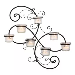 Modern Decorative Ivy Tea Light Candle Holder - Stonebriar Collection