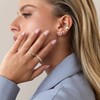 Sterling Silver Stud Earrings for Women Fashionable and Lightweight, Low Allergy Suitable for Women - 4 of 4