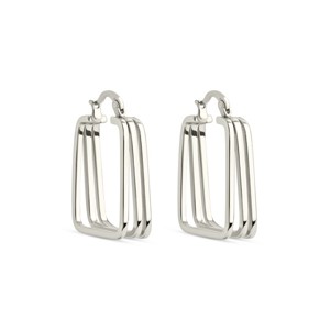 SHINE by Sterling Forever Belinda Textured Square Earrings - 1 of 4
