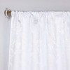 Modern Bohemian Leaves Room Darkening Semi-Blackout Curtains, Set of 2 by Blue Nile Mills - 2 of 4