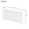 NicBex Simple Rectangular Console Table with Wavy Design Base,Entryway Table for Living Room,Hallway,Foyer - 4 of 4