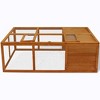 vidaXL Outdoor Foldable Wooden Animal Cage - 2 of 4