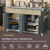 KTMBDW 55" Sideboard Buffet Cabinet, Fluted Buffet Table with Drawers and Doors, Modern Coffee Bar Cabinet for Living Room, Dinning Room - 4 of 4