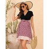 Women's Maternity Dress Short Sleeve Pregnancy Clothes Polkadot - 3 of 4