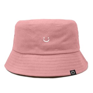Dalix Lil Smile Cotton Bucket Hat Lightweight Outdoor Travel Beach Everyday Womens - 1 of 4