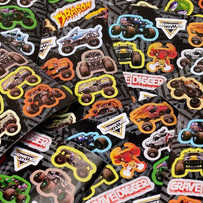 113ct Monster Jam Mini Sticker Pads_2