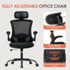 Mesh Office Desk Chair, High Back Executive Desk Chair with Lumbar Support - 4 of 4