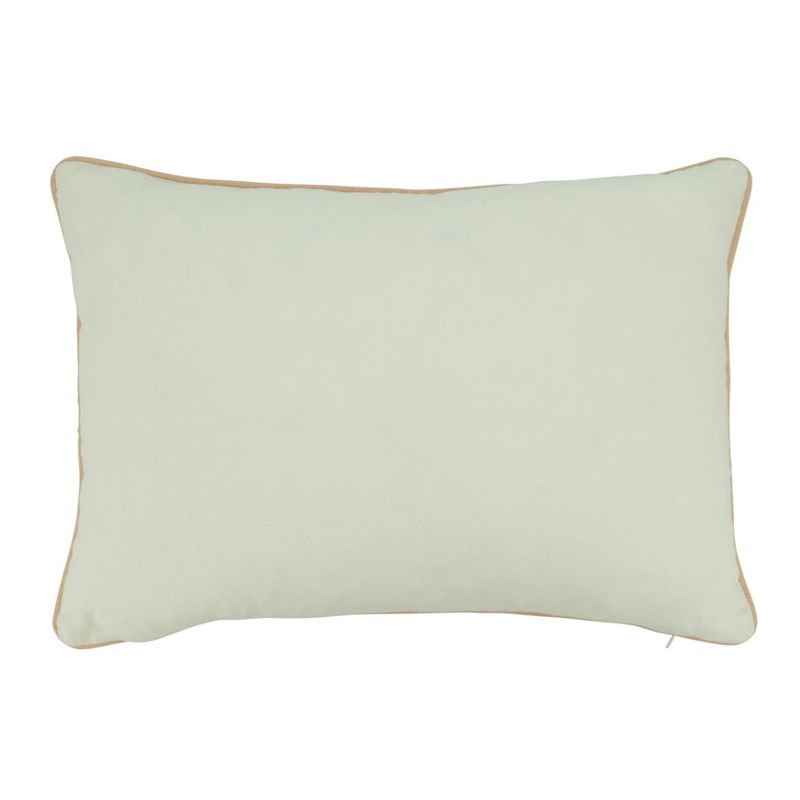 14&#34;x20&#34; Oversize Coral Design Lumbar Throw Pillow Cover - Saro Lifestyle, 3 of 5