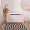 KTMBDW 31.5" Toy Chest, Sturdy Entryway Storage Chest with Safety Hinges, Kids Toy Box, Wooden Look Accent Furniture for Living Room, Bedroom - 4 of 4