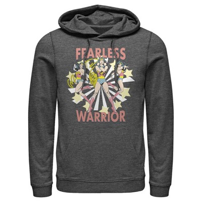 Men's Justice League Fearless Warrior Pull Over Hoodie