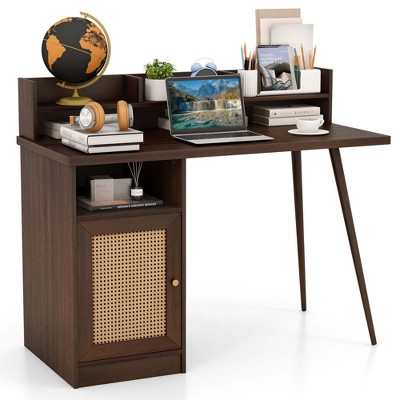 Costway Computer Desk Workstation Table With Drawers Home Office : Target