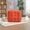 Fluffy Bean Bag Chair Adult Size Mosha Velvet Memory Foam Ottoman Included Compressed Indoor Modern Living Room Bedroom Apartment - 3 of 4