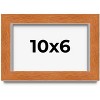 PosterPalooza | Photo Size Flat Brown Picture Frame - UV Acrylic, Foam Board Backing, Hanging Hardware - 2 of 4