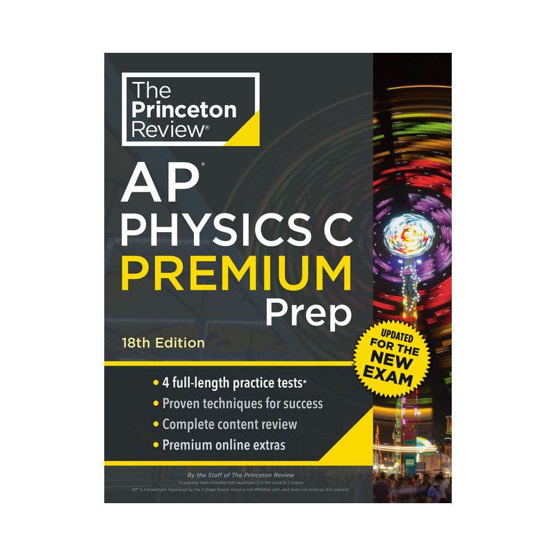 Princeton Review AP Physics C Premium Prep, 18th Edition - (College Test Preparation) by  The Princeton Review (Paperback), 1 of 2