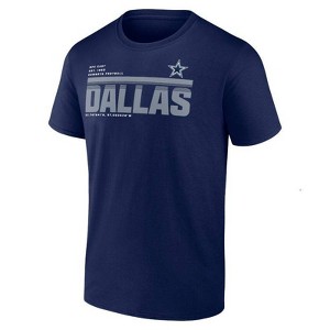 NFL Dallas Cowboys Men's Short Sleeve Bi-Blend T-Shirt - 1 of 3