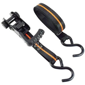 Keeper 47312 Ratchet Tie Down Strap, Black, 10' L - 1 of 1