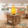 Portable Mini Tabletop Ethanol Fireplace, Indoor & Outdoor Smokeless Fire Pit - 2 of 4