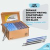 Enday Pens Bulk Black Pens Blue Pens Ballpoint, Medium Point (1.0mm), Flexible Round Barrel For Writing Comfort Ballpoint Pens For School, Office - 4 of 4