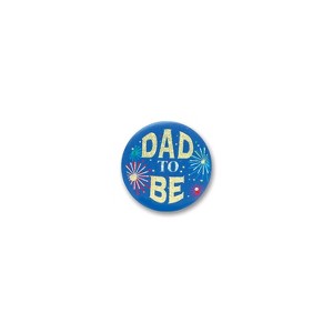 Beistle 2" Dad To Be Satin Button BN180 - 1 of 1