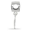 Black Bow Jewelry Sterling Silver Delta Delta Delta Greek Life Bracelet Bead Charm - 2 of 4