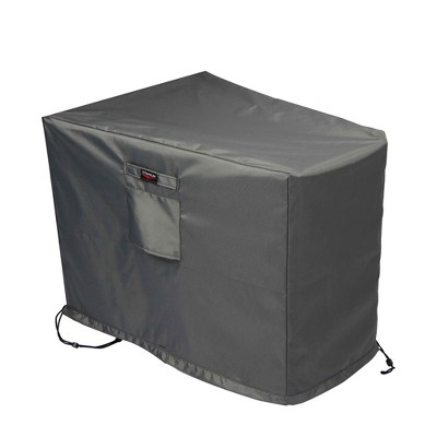 Shield Titanium Wedge Accent 3-Layer UV Resistant Outdoor Table Cover - 16/22x31.5x24.5" Dark Grey
