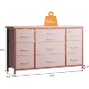 Garvee Stylish 55'' TV Console with 10 Drawers & Built-in Power Outlet – Versatile Storage for Any Room - 2 of 4