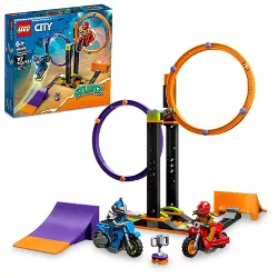 LEGO City Stuntz Spinning Stunt Challenge Toy Bike Set 60360