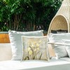 Stupell Industries Yellow Tulips on Beige Outdoor Decorative Throw Pillow, 18 x 18 - 2 of 3
