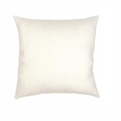 Anaya White Dralon Acrylic Indoor/Outdoor Pillow
