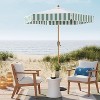 Round Valance Outdoor Patio Market Umbrella Green Sprinkle Stripe - Threshold™ designed with Studio McGee - image 2 of 4