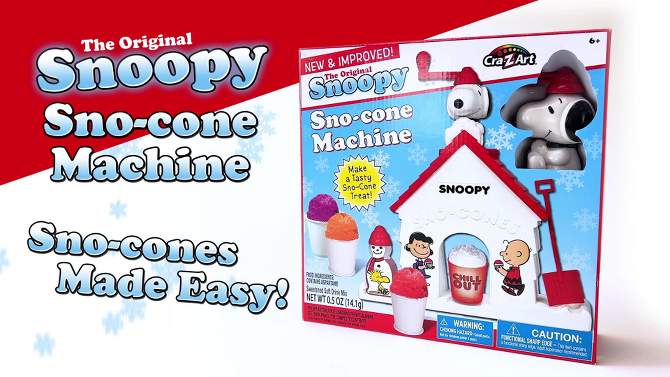 Snoopy Sno-Cone Machine, 2 of 10, play video
