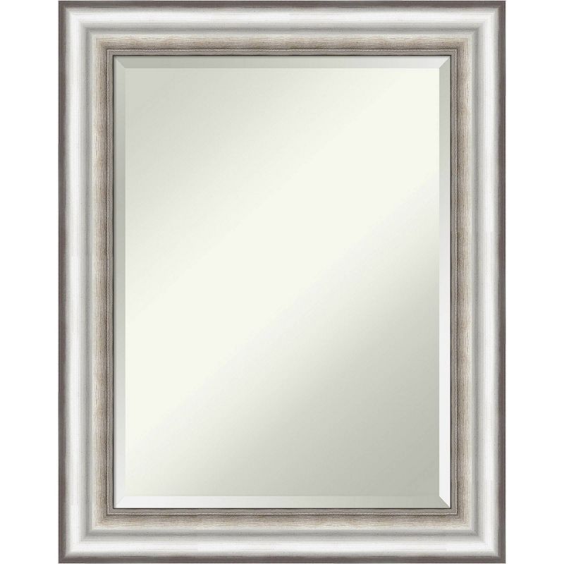 23&#34; x 29&#34; Salon Framed Wall Mirror Silver - Amanti Art, 1 of 10