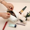 Unique Bargains Cosmetic Travel Zipper Multi-functional Small Plush Makeup Bag 1 Pc - 3 of 4