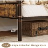 Metal Twin Daybed Frame with Classic Headboard, Heavy Duty Sofa Bed with Strong Steel Slats for Living Room, Bedroom, Guest Room, Matte Black - 4 of 4
