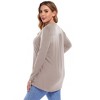Women's V - Neck Pleated Long - Sleeve Tunic Top, Flowy & Comfortable for Casual Wear - 4 of 4