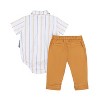 Little Lad Baby Boys 3 Piece Short Sleeve Mock Vest Set - 2 of 2