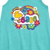 - Peanuts - Peace Floral & Colorful Woodstock Graphic Sleeveless Aline Dress - 2 of 4