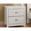 NicBex Nightstand with 2 Drawers,23.5 inch/15.75 inch Bedside Table with Metal Handles and  Elegant Finish,Side Table for Bedroom,Living Room,White - 4 of 4