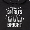 Men's - Instant Message - Christmas Mixing Spirits Bright Graphic Fleece Pullover Hoodie - 2 of 4