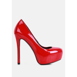 Pismis Patent Faux Leather Stiletto Pumps Women - 1 of 4