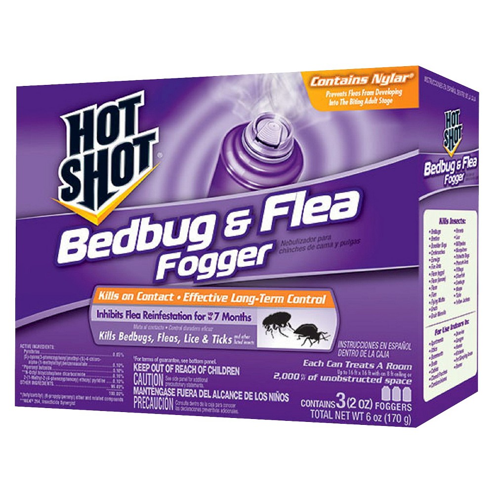 UPC 071121959119 product image for Insect Killer: Hot Shot Bedbug & Flea Fogger 3 pk | upcitemdb.com
